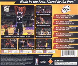 NBA ShootOut 2001 - Box - Back Image