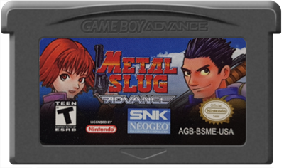 Metal Slug Advance - Cart - Front Image