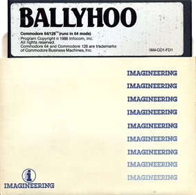 Ballyhoo - Disc Image