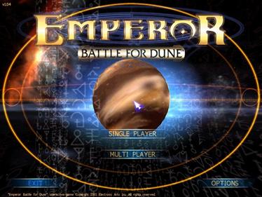 Emperor: Battle for Dune - Screenshot - Game Title Image