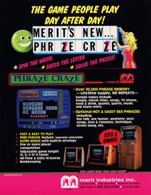 Phraze Craze - Advertisement Flyer - Front Image