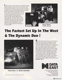 Back to the Future - Advertisement Flyer - Back Image
