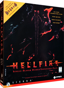 Diablo: Hellfire - Box - 3D Image