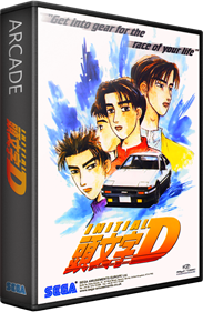 Initial D Arcade Stage - Box - 3D Image