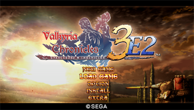 Senjou no Valkyria 3 E2: Unrecorded Chronicles: Extra Edition - Screenshot - Game Select Image