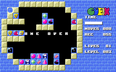 Cubix - Screenshot - Game Over Image