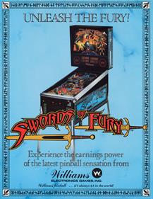 Swords of Fury - Advertisement Flyer - Front Image