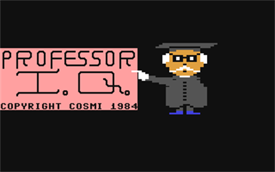 Professor I.Q. - Screenshot - Game Title Image