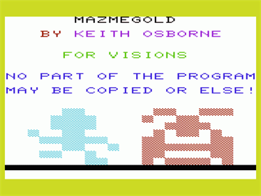 Maze Gold - Screenshot - Game Title Image