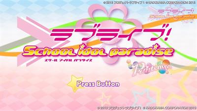 Love Live! School Idol Paradise Vol.1 Printemps - Screenshot - Game Title Image
