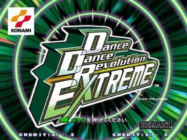 Dance Dance Revolution Extreme - Screenshot - Game Title Image