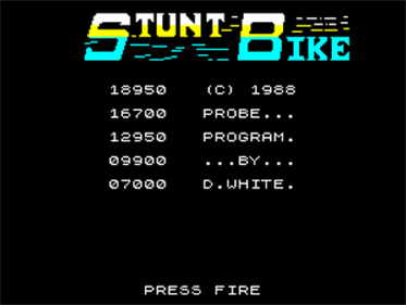 Stunt Bike Simulator  - Screenshot - High Scores Image