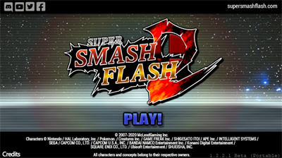 Super Smash Flash 2 - Screenshot - Game Title Image