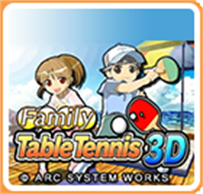 Family Table Tennis 3D - Box - Front Image