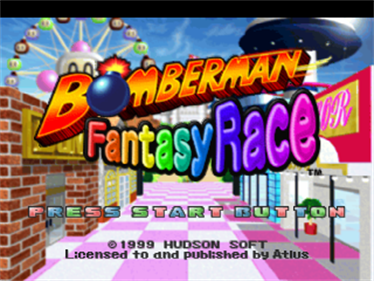 Bomberman Fantasy Race - Screenshot - Game Title Image