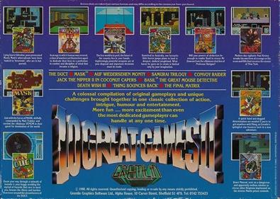 10 Great Games II - Box - Back Image