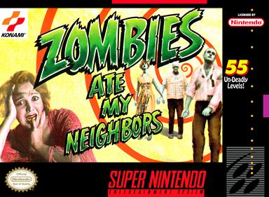 Zombies Ate My Neighbors - Box - Front Image