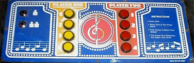 Name That Tune - Arcade - Control Panel Image