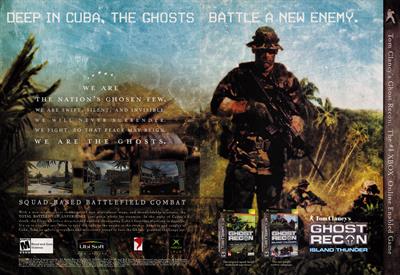 Tom Clancy's Ghost Recon: Island Thunder - Advertisement Flyer - Front Image