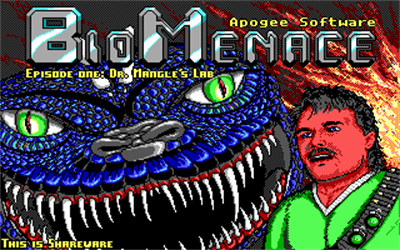 Bio Menace - Screenshot - Game Title Image