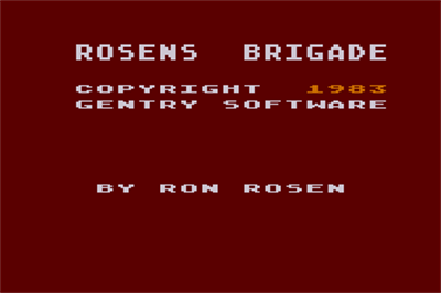 Rosen's Brigade - Screenshot - Game Title Image