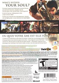 SoulCalibur IV - Box - Back Image