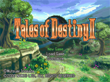 Tales of Destiny II - Screenshot - Game Title Image