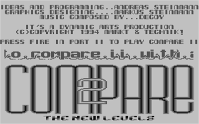 Compare II: The New Levels - Screenshot - Game Title Image