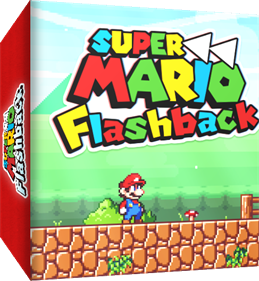 Super Mario Bros Flashback - Box - 3D Image