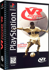 VR Soccer '96 - Box - 3D Image