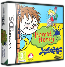 Horrid Henry: Missions of Mischief - Box - 3D Image