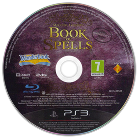 Wonderbook: Book of Spells - Disc Image