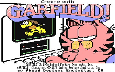 Create with Garfield! - Screenshot - Game Title Image