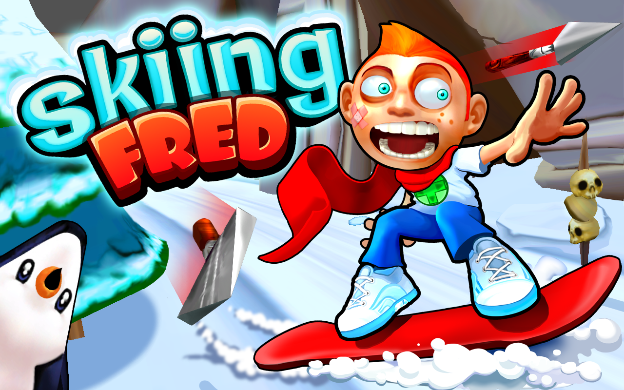 Skiing Fred