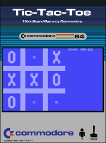 Tic-Tac-Toe (Commodore) - Fanart - Box - Front Image