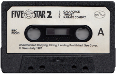 Five Star Games II - Cart - Front Image