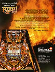 Fire! - Advertisement Flyer - Back Image