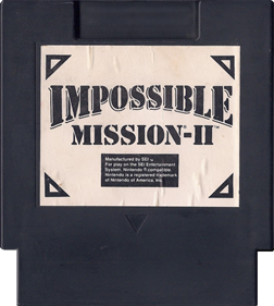 Impossible Mission II - Cart - Front Image