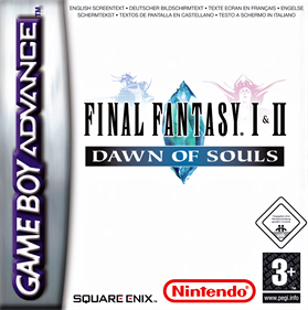 Final Fantasy I & II: Dawn of Souls - Box - Front Image