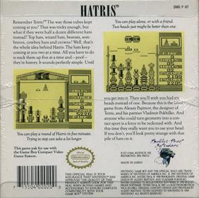 Hatris - Box - Back Image
