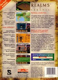 Realms of Arkania: Blade of Destiny - Box - Back Image