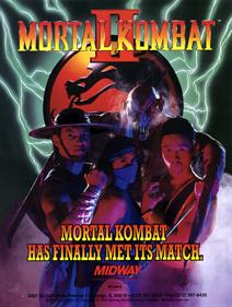 Mortal Kombat II: Challenger - Advertisement Flyer - Front