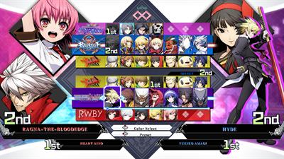 BlazBlue: Cross Tag Battle - Screenshot - Game Select Image