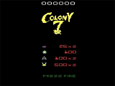 Colony 7 - Screenshot - Game Title Image