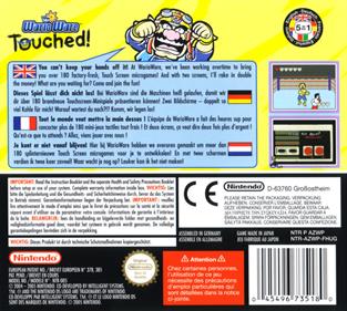 WarioWare: Touched! - Box - Back Image