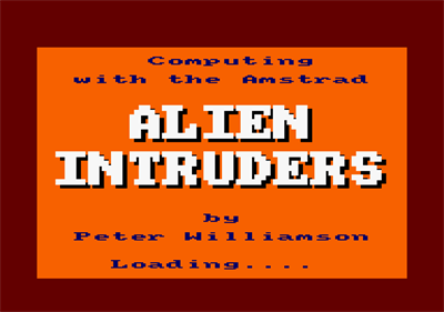 Alien Intruders - Screenshot - Game Title Image