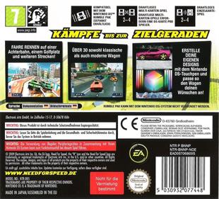 Need for Speed: Nitro - Box - Back Image