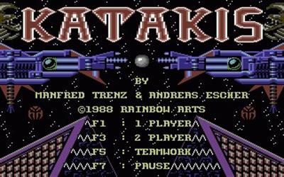 Katakis - Screenshot - Game Title