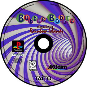 Bubble Bobble also featuring Rainbow Islands - Fanart - Disc Image