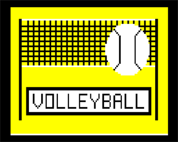 Volley-Ball - Screenshot - Game Title Image